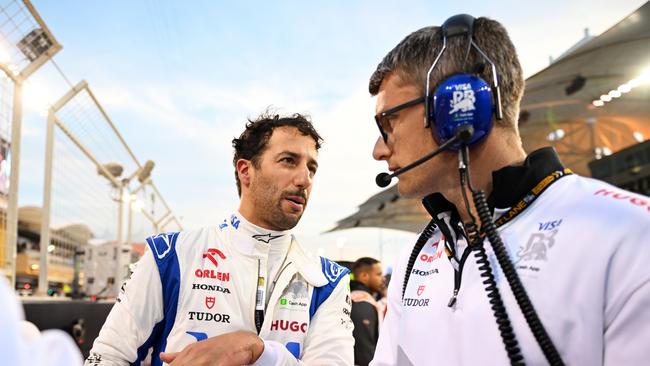 Daniel Ricciardo in Bahrain. Photo by Rudy Carezzevoli/Getty Images.