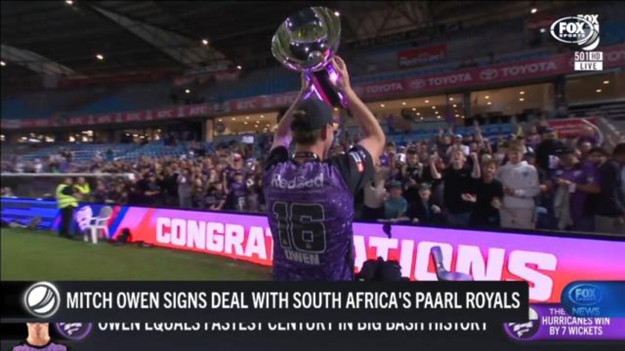 Owen rewarded with South Africa contract