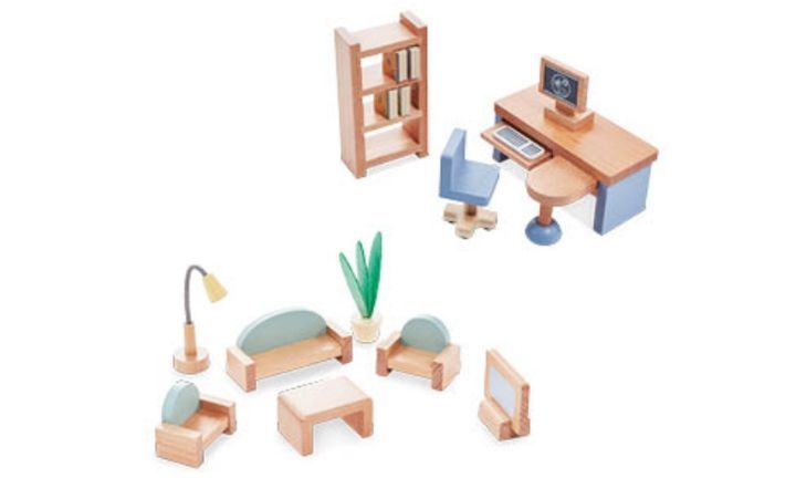aldi wooden dolls house furniture