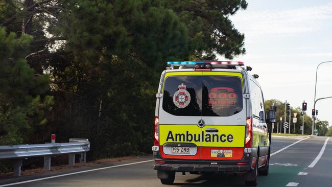 Emergency services rush teenage boy to Gold Coast University Hospital in serious condition after car and bicycle collide