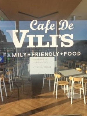 Cafe de Vili’s in Elizabeth has announced its closure. Source: Supplied.