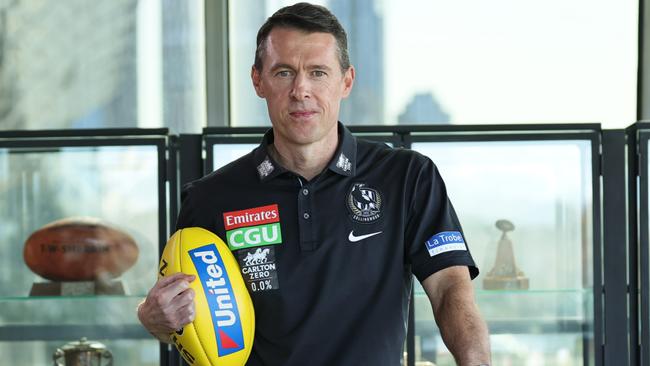 Newly-appointed Collingwood coach Craig McRae begins the Pies rebuild.