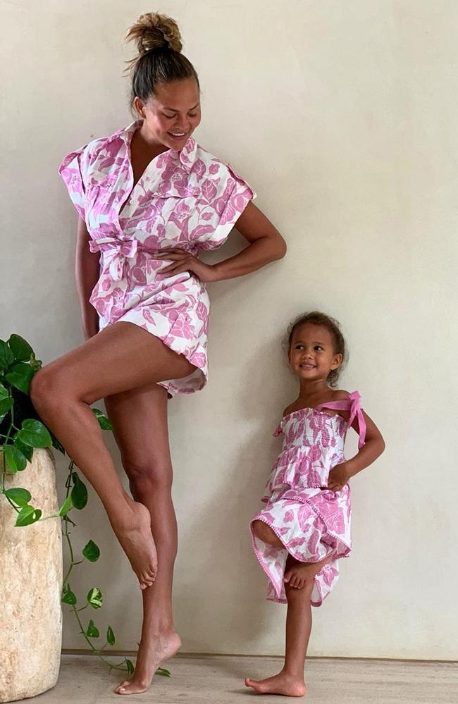 Chrissy Teigen Shows Off Body In Revealing Dress On Instagram The