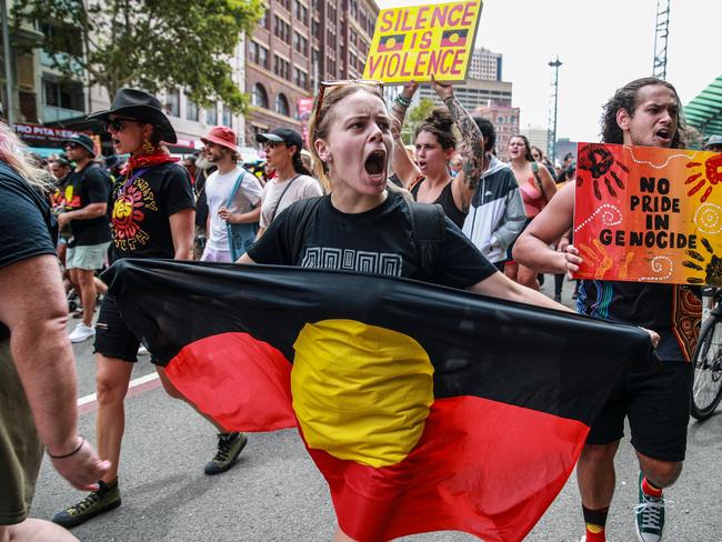 The ABC has spent years dividing Austlirans over “Invasion Day”. Picture: Getty