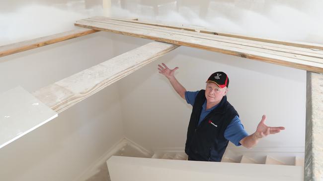 Retiree Glen Campbell was one of at least 15 people whose homes were defective or incomplete. Photo: Richard Gosling