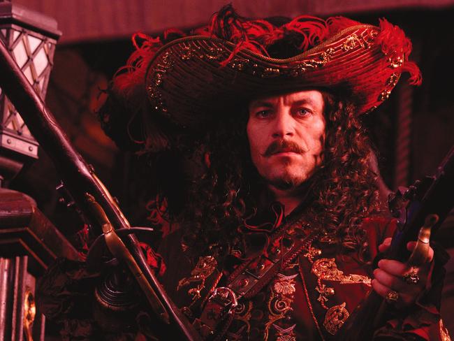 Jason Isaacs as Captain Hook in the 2003 movie Peter Pan. Picture: Supplied