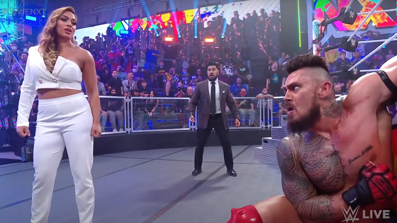 Elektra Lopez betrayed Daniel Vidot, aka Xyon Quinn during a recent WWE match.