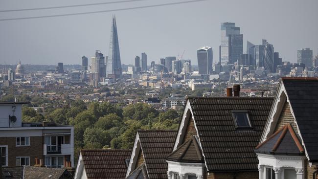 A view of Lonon’s skyline last week. Picture: Getty Images