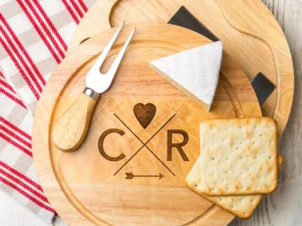 Dust And Things Personalised Follow Your Heart Cheese Board