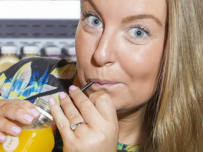 Anna Byrne road tested a juice cleanse. Picture: Sarah Matray