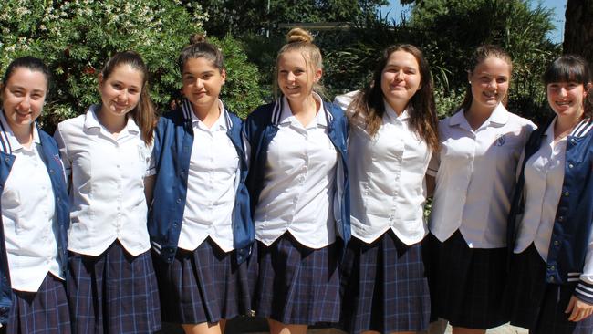 Glenwood High School students were ready for SnapSydney. Picture: Shelley Brackley