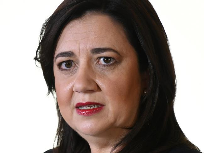 BRISBANE, AUSTRALIA, NewsWire Photos AUGUST 20, 2020 Queensland Premier Annastacia palaszczuk speaks at a press conference at Parliament House in Brisbane. The Queensland Youth Detention Centre is in lockdown after a female worker tested positive to COVID-19 after worked five shifts while sick.Picture: NCA NewWire / Dan Peled