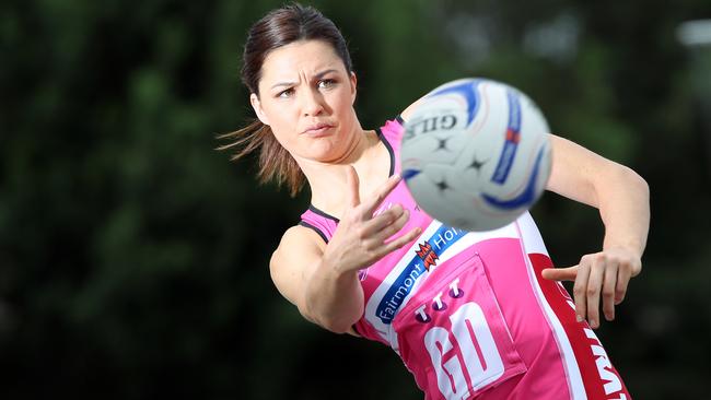 Former champion Adelaide Thunderbirds defender Sharni Layton.