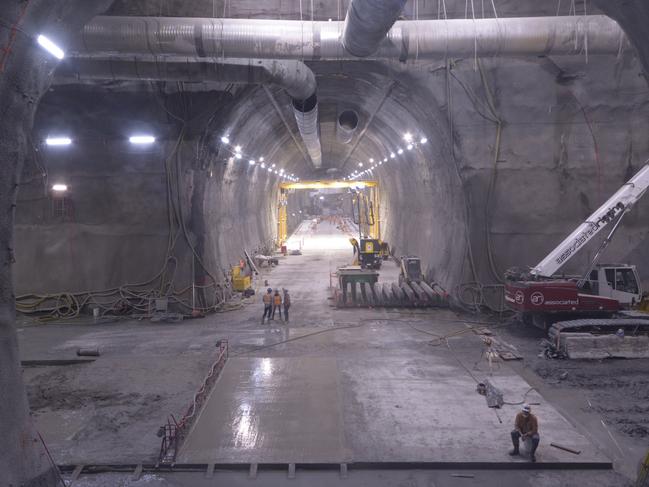 New photos of the future State Library Station. Picture: Supplied.