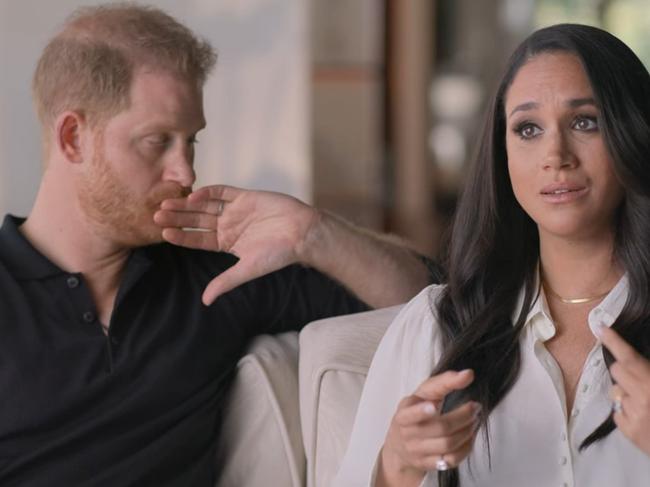 Prince Harry and Meghan Markle have hit back at Jeremy Clarkson. Picture: Netflix