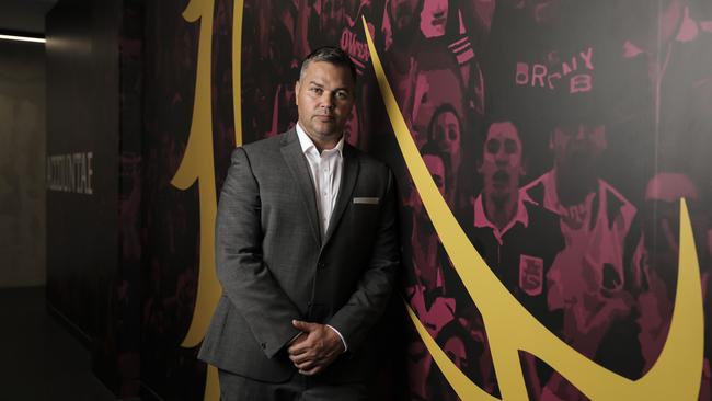 Seibold carries a natural air of confidence and assuredness. He is polite and articulate. And most importantly it appears he means business. Picture: Mark Cranitch.