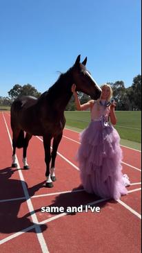 Behind the scenes at Jessica Hull photo shoot for Caulfield Guineas 2024