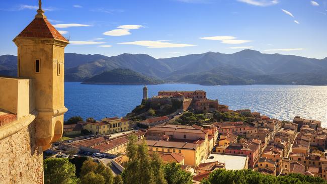 Portoferraio on the island of Elba..