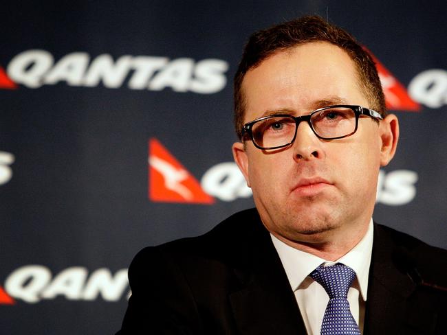 Qantas Chief Executive Alan Joyce. Picture: Lisa Maree Williams