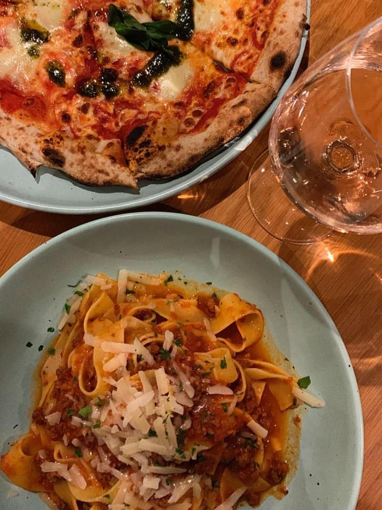 Some of the dishes served at Donna Bionda in City Lane. Picture: Leighton Smith.