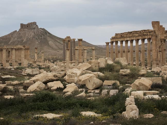 Palmyra ruins in Syria have been badly damaged by Islamic State. Picture: Ella Pellegrini 