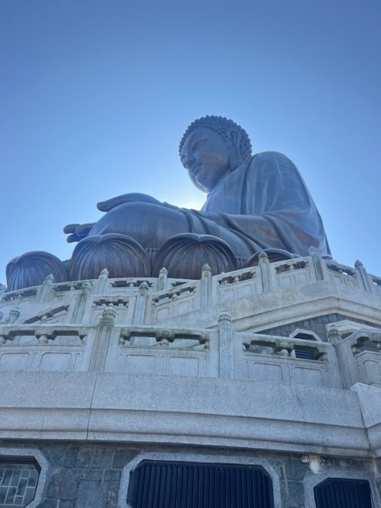 The Big Buddha on Lantau Island in Hong Kong. Photo: Crystal Fox,