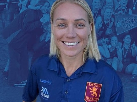 Erin Phillips has signed with SMOSH West Lakes as U8 girls coach for 2024. Picture: Facebook