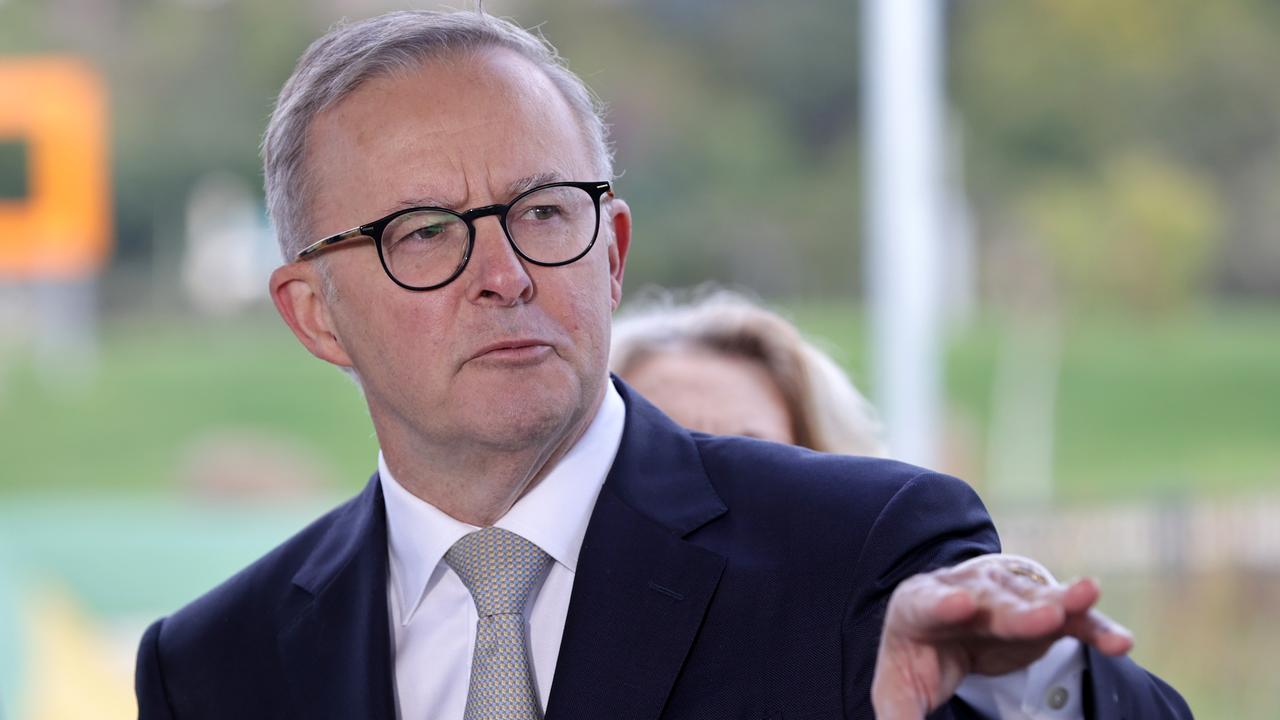 Labor leader Anthony Albanese’s commitment to raise foreign aid may top $93bn over a decade. Picture: Toby Zerna