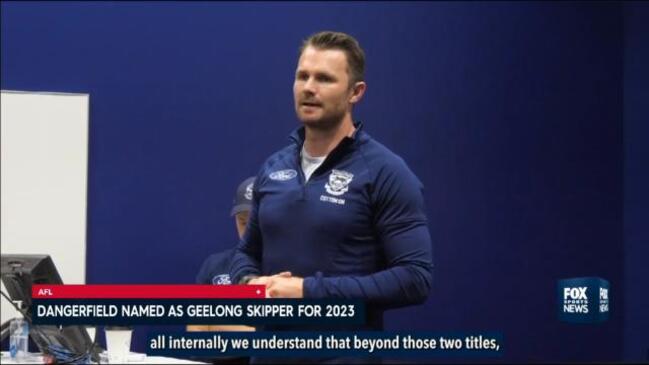 Dangerfield named 2023 Geelong skipper