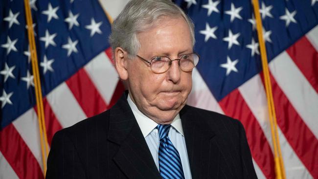 US Senate minority leader Mitch McConnell. Picture: AFP