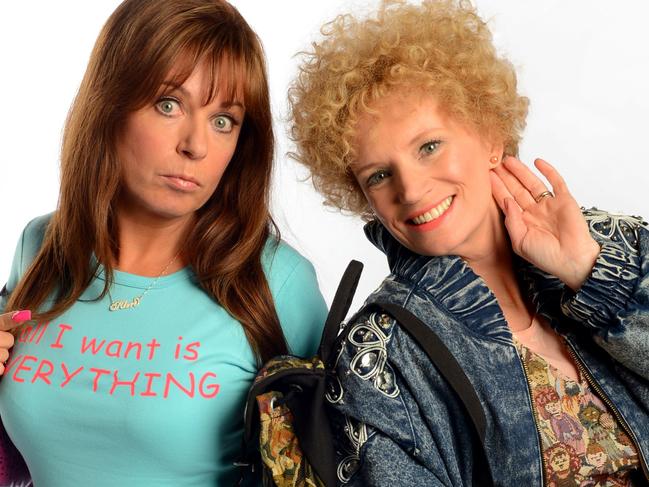 HIT COVER  ..  Kath & Kim movie promo shoot for Hit ... Kath and Kimderella