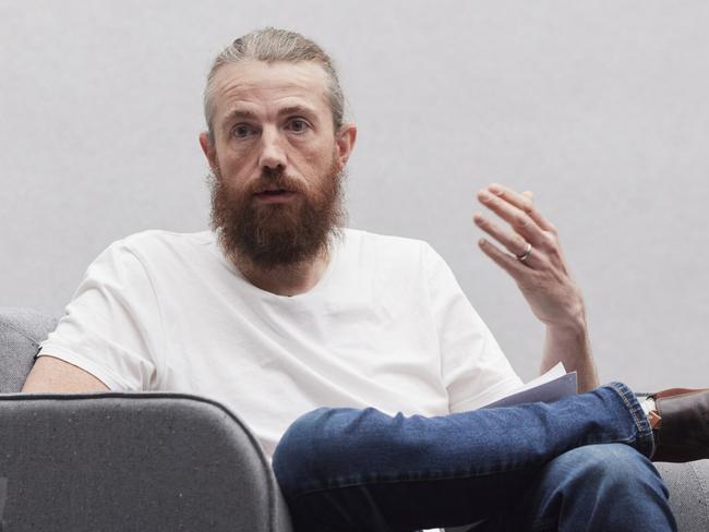 Mike Cannon-Brookes, Powerhouse Museum. 100 Climate Conversations. Credit: Zan Wimberley.