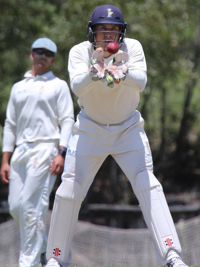 Gold Coast Dolphins wicketkeeper Lewin Maladay. Picture: Mike Batterham