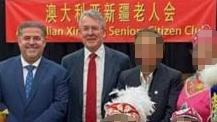 EMBARGO - ELECTION COVERAGE PREMIUM CONTENT: NO THE AUSTRALIAN/NO NEWS.COM/ NO SKY NEWS.. Screengrab from the Facebook page of City of Greater Dandenong Mayor Cr Jim Memeti, which shows Shadow Attorney-General, Cr Memeti, and Chinese community members celebrating Eid.