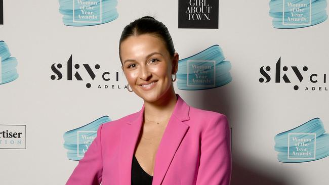 Lili Karamalikis at this year’s The Advertiser SkyCity Woman of the Year Awards on March 7. Picture: Naomi Jellicoe