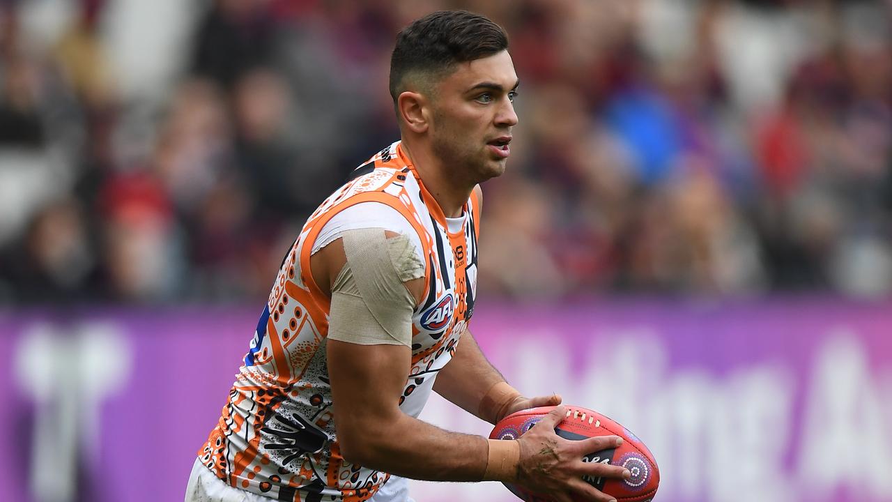 Tim Taranto has emerged as a top-level midfielder, just when GWS needed him to amid injuries and departures. (AAP Image/Julian Smith)