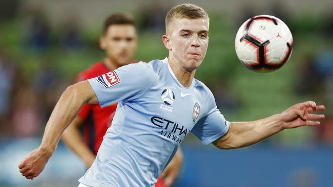 Melbourne City’s Riley McGree is in the Olyroos squad