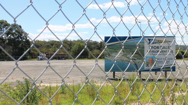 The site where the bowling club used to sit is the largest vacant development site in Batemans Bay. Picture: Tom McGann.