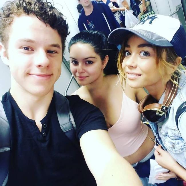 Costars Nolan Gould, Ariel Winter and Sarah Hyland, 