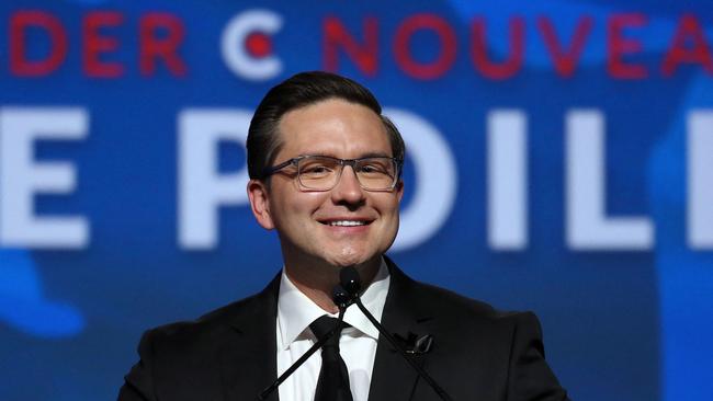 Canada's Conservative Party newly elected leader Pierre Poilievre. (Photo by Dave Chan / AFP)