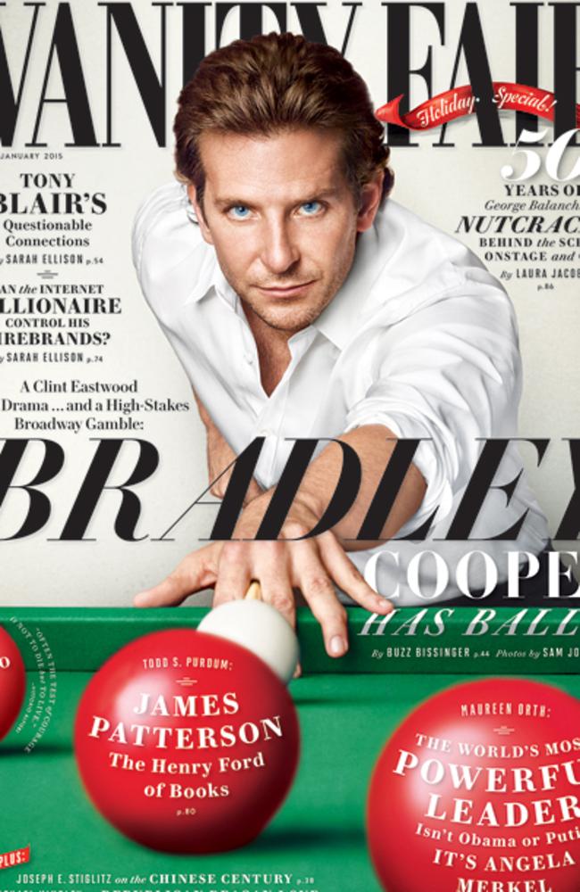 Bradley Cooper on the cover of Vanity Fair.