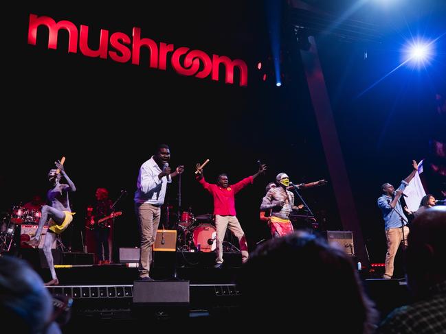 Yothu Yindi at Mushroom 50 Live concert on November 26, 2023. Picture: Supplied / Mushroom Creative House.