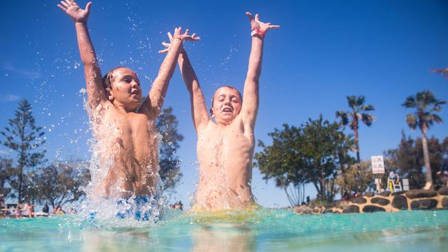 School holiday fun in the Moreton Bay Region: Settlement Cove, Redcliffe. Photo: Dominika Lis.