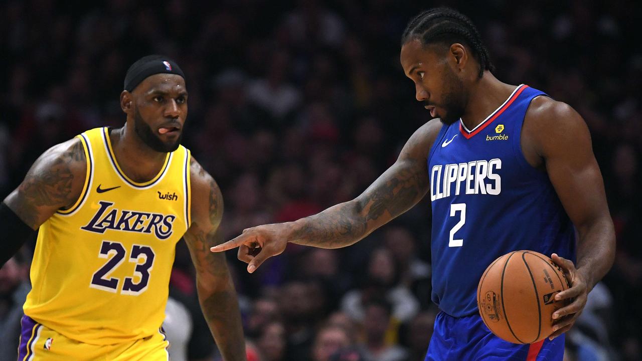 NBA postpones Los Angeles Lakers vs. Los Angeles Clippers.