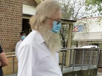 Colin Jordan has been charged with seven counts of animal cruelty after police allege he denied his animals veterinary care and confined them in tiny pens where they were distressed and coated in urine and faeces. He is pictured outside Picton Court. Picture: Adelaide Lang