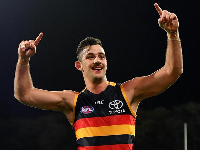 Taylor Walker celebrates. (Photo by Daniel Kalisz/Getty Images)