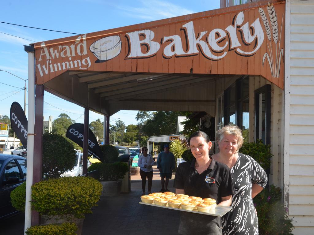 BEST PIES: Blackbutt Bakery owner Roberta Anson and her pie chef Franka Mills. Photo: Madeline Grace