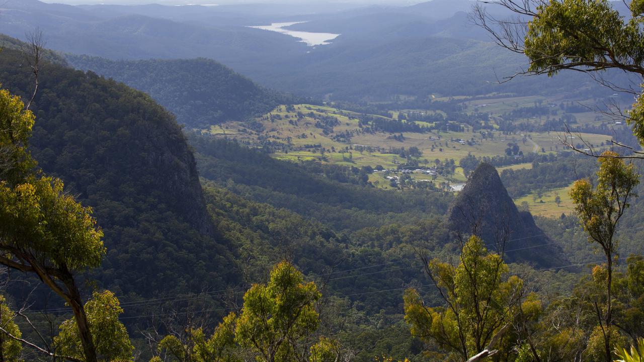 The views of Lamington National Park.