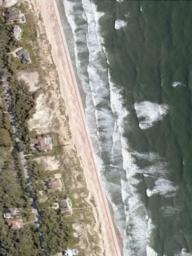 Hurricane Milton is expected to alter Florida’s west coast beaches, changing the coastline when the powerful storm makes landfall. Picture: USGS