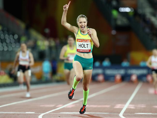 Isis Holt was a tearaway winner in the T35 100m final. Picture: Matt King/Getty Images